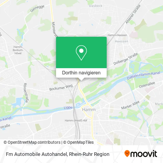 Fm Automobile Autohandel Karte