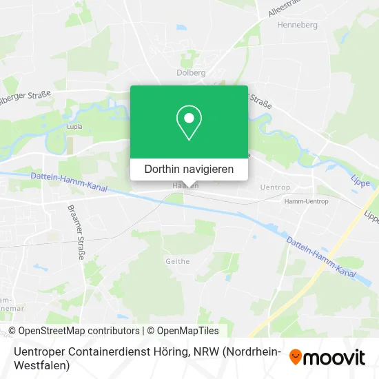 Uentroper Containerdienst Höring Karte