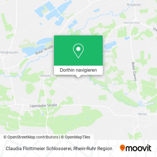 Claudia Flottmeier Schlosserei Karte