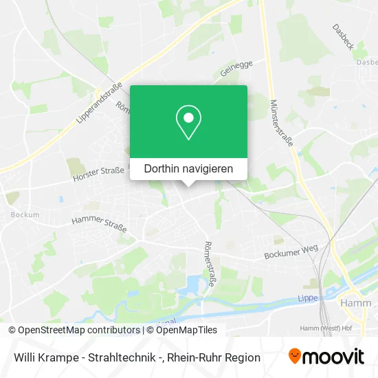 Willi Krampe - Strahltechnik - Karte