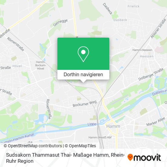Sudsakorn Thammasut Thai- Maßage Hamm Karte