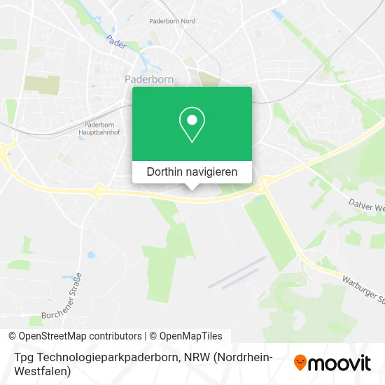 Tpg Technologieparkpaderborn Karte
