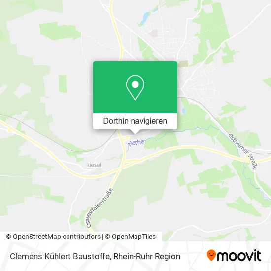 Clemens Kühlert Baustoffe Karte