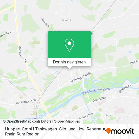 Huppert GmbH Tankwagen- Silo- und Lkw- Reparatur Karte