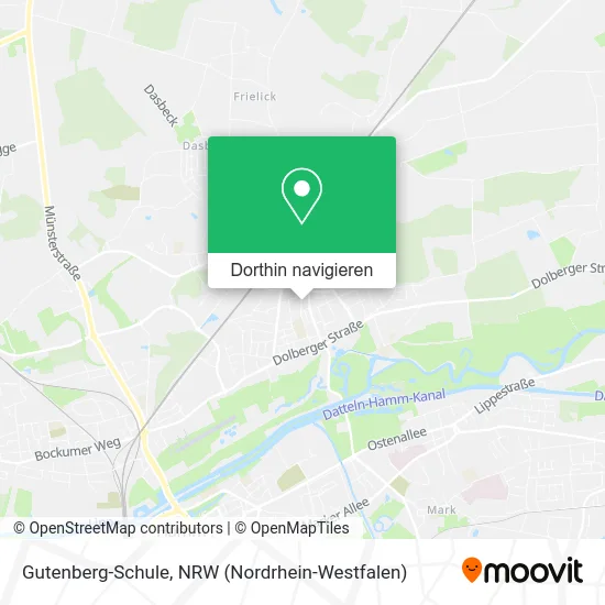 Gutenberg-Schule Karte