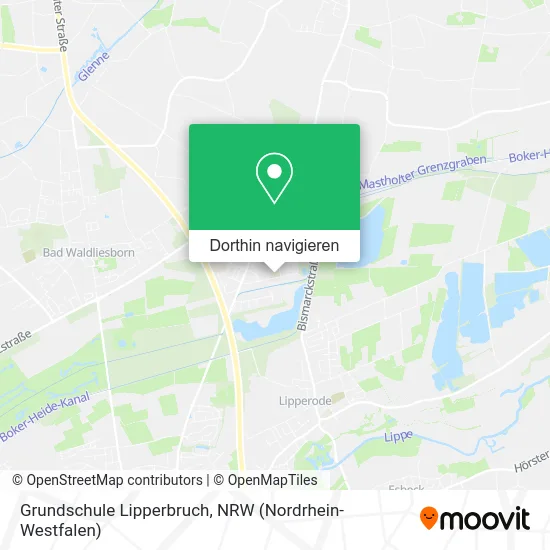 Grundschule Lipperbruch Karte