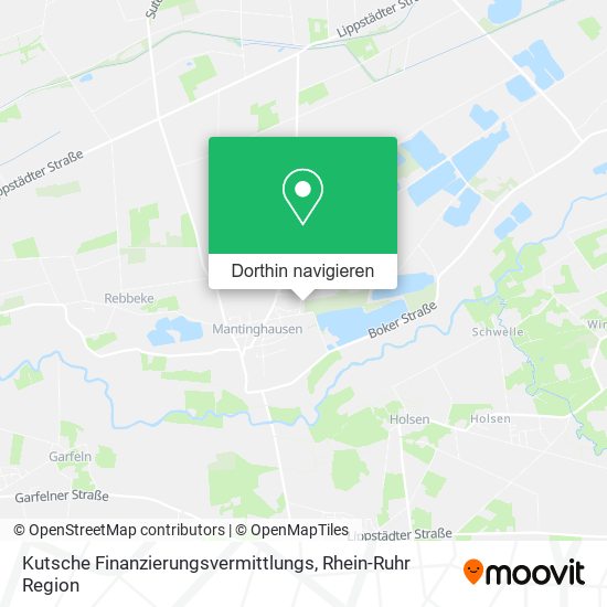 Kutsche Finanzierungsvermittlungs Karte