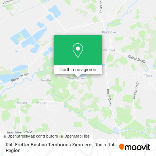 Ralf Fretter Bastian Temborius Zimmerei Karte