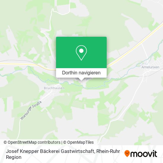Josef Knepper Bäckerei Gastwirtschaft Karte