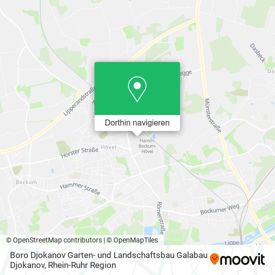 Boro Djokanov Garten- und Landschaftsbau Galabau Djokanov Karte