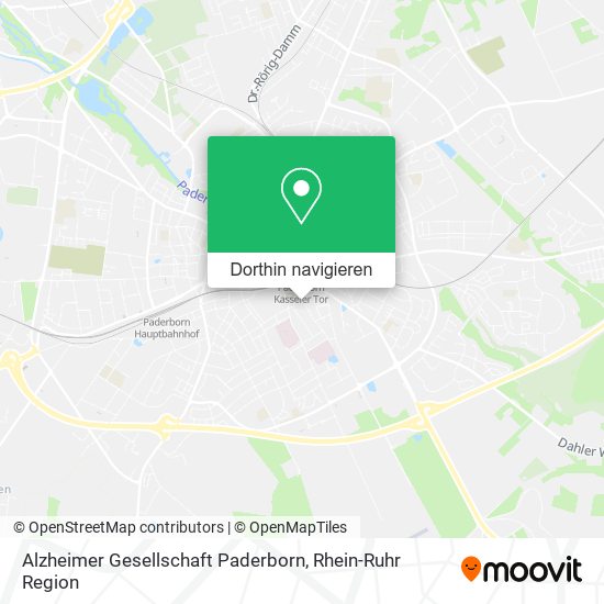 Alzheimer Gesellschaft Paderborn Karte