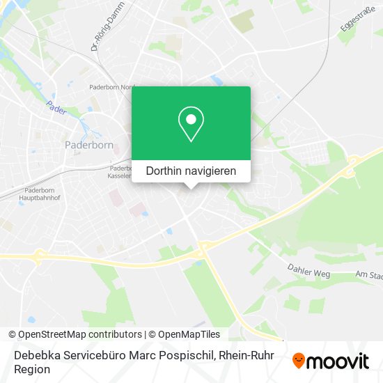 Debebka Servicebüro Marc Pospischil Karte