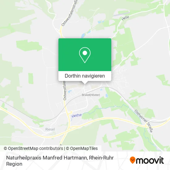 Naturheilpraxis Manfred Hartmann Karte