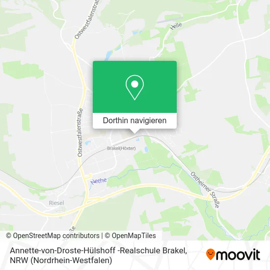 Annette-von-Droste-Hülshoff -Realschule Brakel Karte