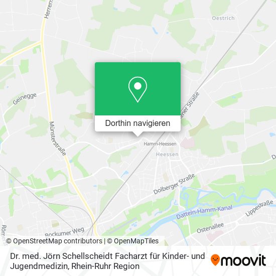 Dr. med. Jörn Schellscheidt Facharzt für Kinder- und Jugendmedizin Karte