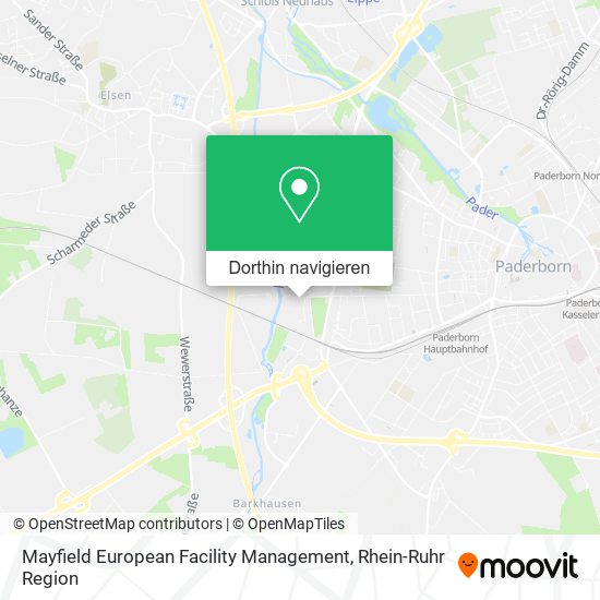 Mayfield European Facility Management Karte