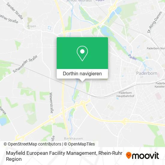 Mayfield European Facility Management Karte
