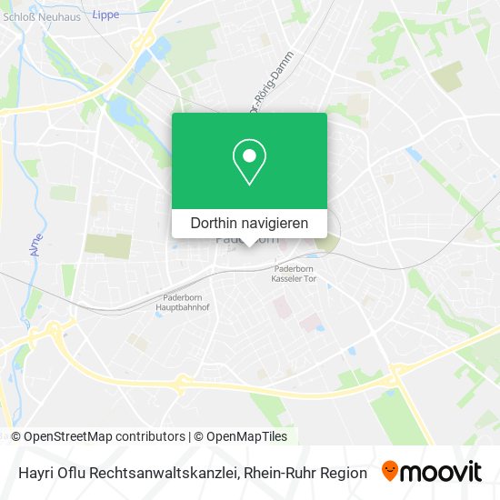 Hayri Oflu Rechtsanwaltskanzlei Karte