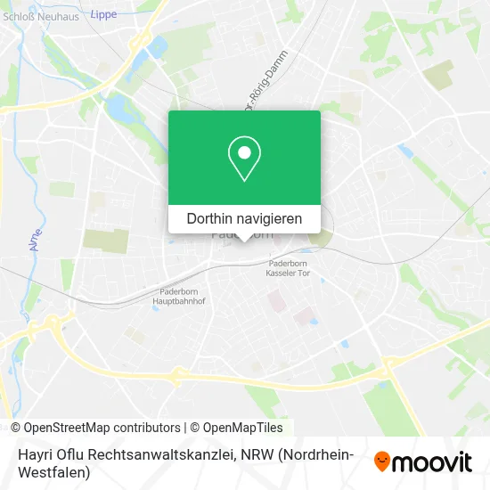 Hayri Oflu Rechtsanwaltskanzlei Karte