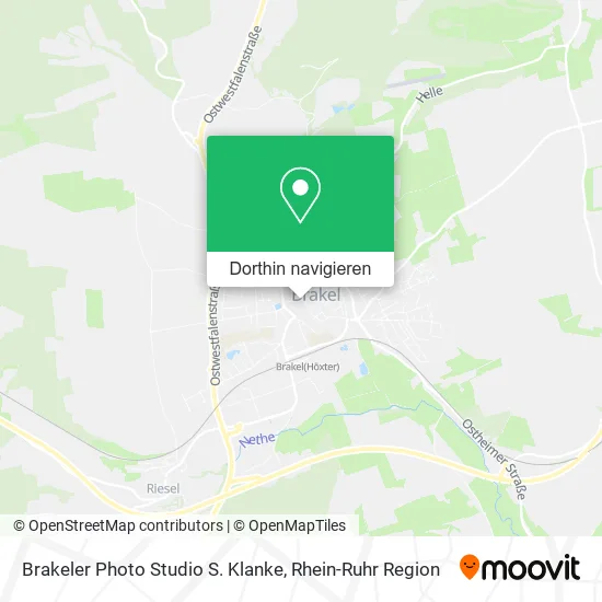 Brakeler Photo Studio S. Klanke Karte