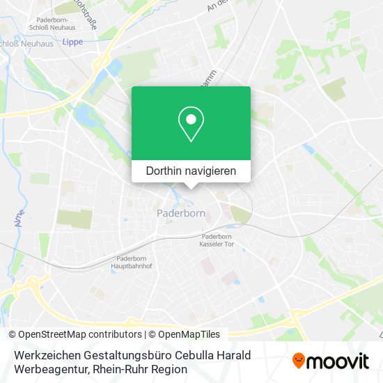 Werkzeichen Gestaltungsbüro Cebulla Harald Werbeagentur Karte