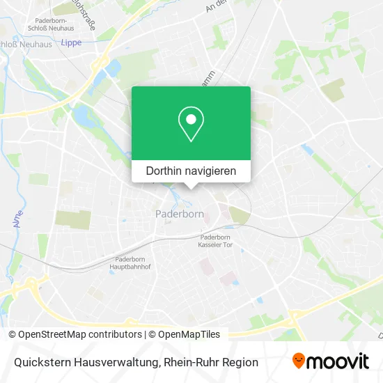 Quickstern Hausverwaltung Karte