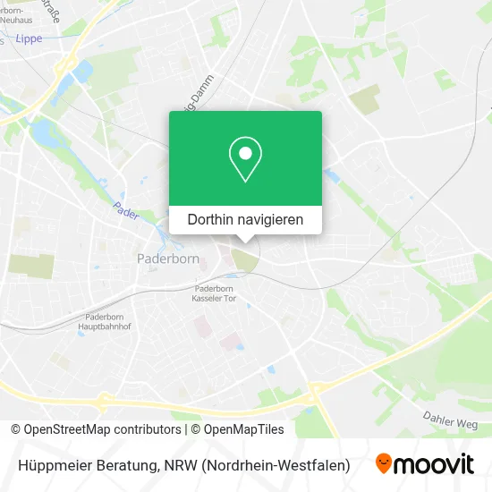 Hüppmeier Beratung Karte