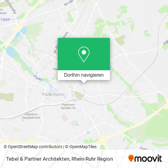 Tebel & Partner Architekten Karte