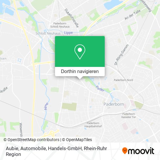 Aubie, Automobile, Handels-GmbH Karte