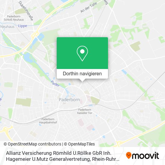 Allianz Versicherung Römhild U.Röllke GbR Inh. Hagemeier U.Mutz Generalvertretung Karte