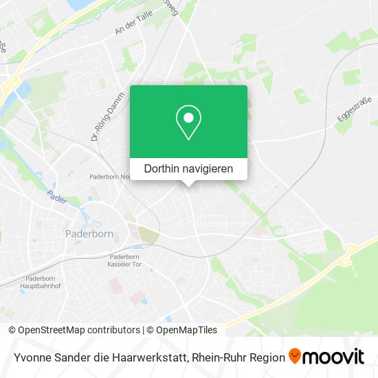 Yvonne Sander die Haarwerkstatt Karte