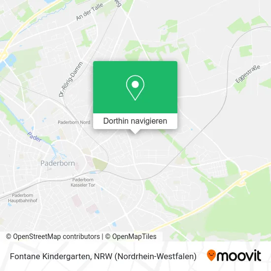 Fontane Kindergarten Karte