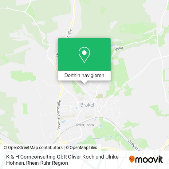 K & H Comconsulting GbR Oliver Koch und Ulrike Hohnen Karte