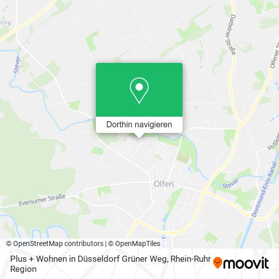Plus + Wohnen in Düsseldorf Grüner Weg Karte
