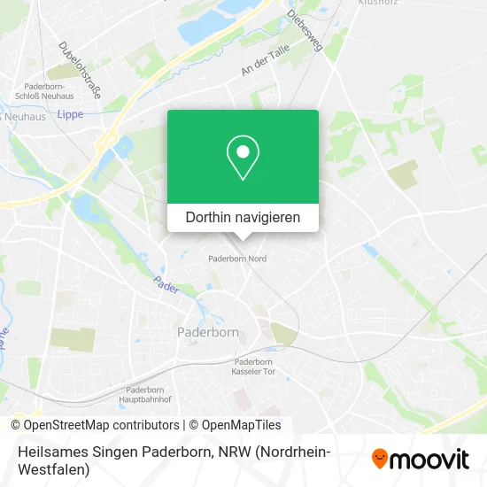 Heilsames Singen Paderborn Karte