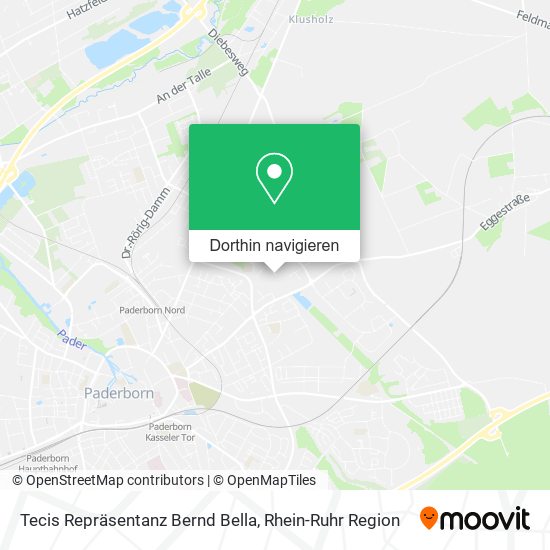 Tecis Repräsentanz Bernd Bella Karte