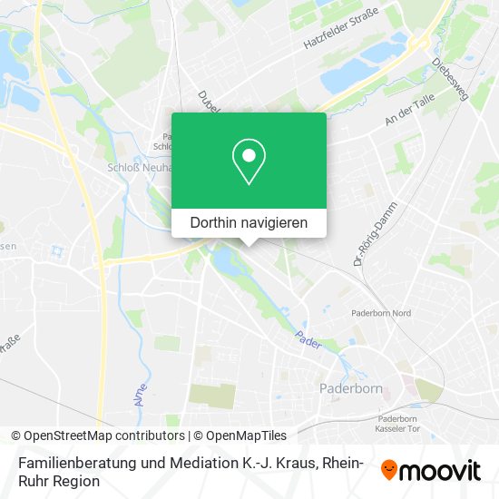 Familienberatung und Mediation K.-J. Kraus Karte
