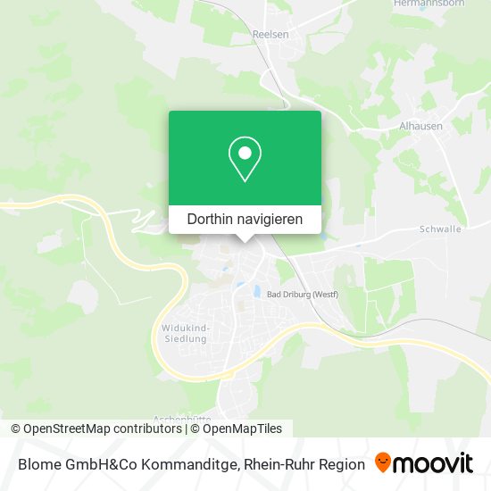 Blome GmbH&Co Kommanditge Karte