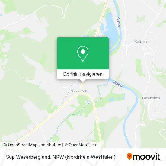 Sup Weserbergland Karte