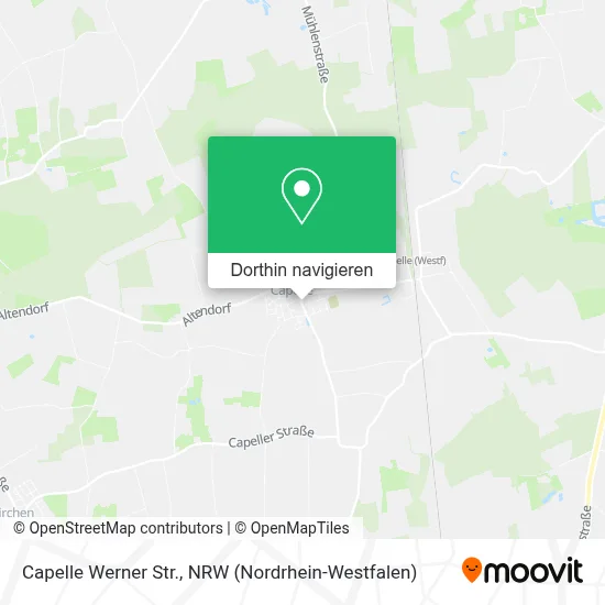 Capelle Werner Str. Karte