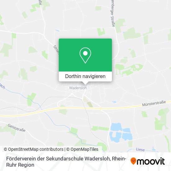 Förderverein der Sekundarschule Wadersloh Karte