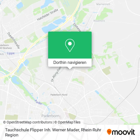 Tauchschule Flipper Inh. Werner Mader Karte