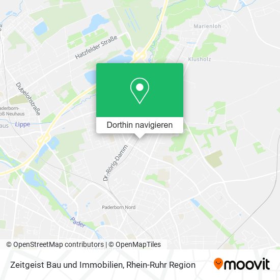 Zeitgeist Bau und Immobilien Karte