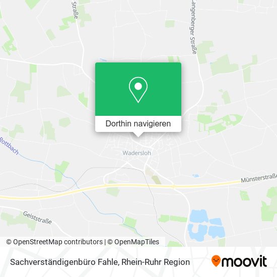 Sachverständigenbüro Fahle Karte