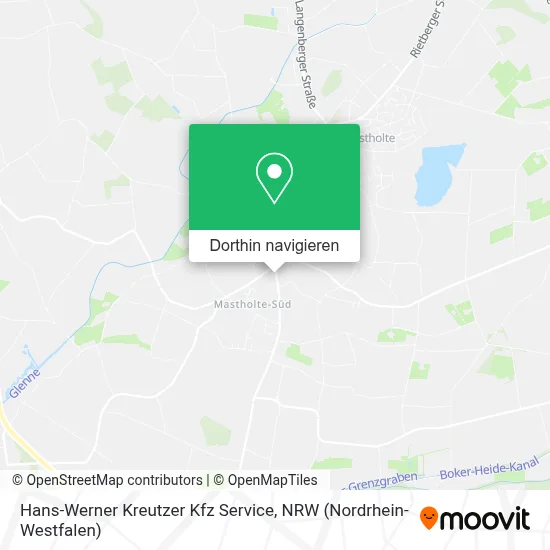 Hans-Werner Kreutzer Kfz Service Karte