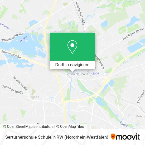 Sertürnerschule Schule Karte