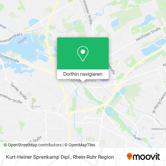 Kurt-Heiner Sprenkamp Dipl. Karte