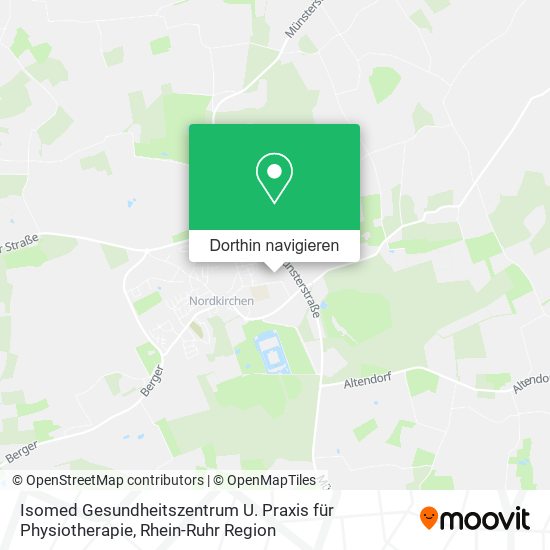 Isomed Gesundheitszentrum U. Praxis für Physiotherapie Karte