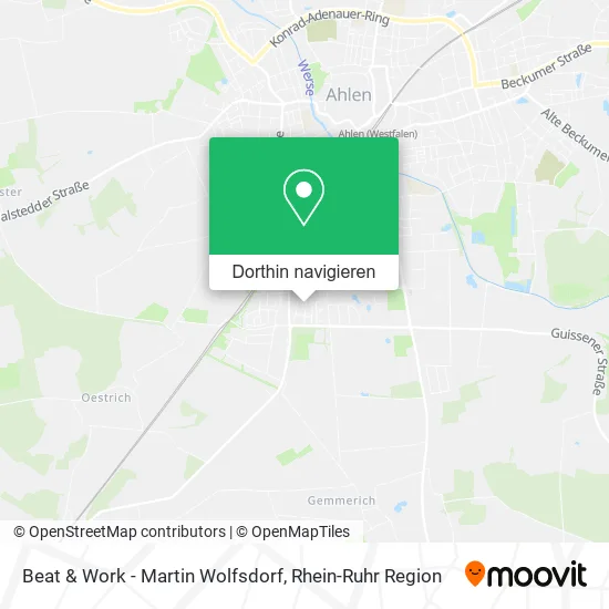 Beat & Work - Martin Wolfsdorf Karte