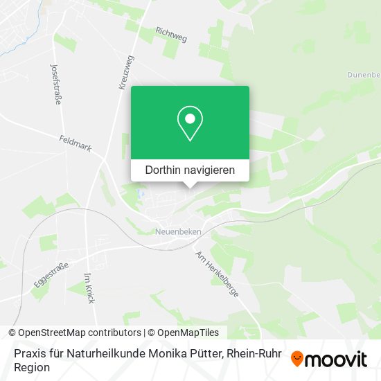 Praxis für Naturheilkunde Monika Pütter Karte